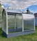 Парник из поликарбоната высокий 5х1.2х1,5 м  со сдвижными стенками, Краса-500