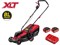 Газонокосилка аккумуляторная WORTEX CLM 3336 ALL1 XLT SET БЕСЩЁТ.ДВИГ., 18В+18В,АКБ 2x4 А/ч,  шир.330 мм