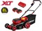 Газонокосилка аккумуляторная WORTEX CLM 4536 в кор. XLT SET БЕСЩЁТ.ДВИГ., 18В+18В, 2xАКБ 4 А/ч, шир.460 мм