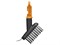 Насадка-щетка для чистки швов OneClick FISKARS