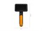 Щетка для массажа и вычесывания шерсти кошек и собак PET FISKARS