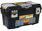 Ящик для инструмента пластмассовый ГЕФЕСТ 43х23,5х25 см (18") мет. замки, с консолью и коробками
