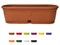Ящик балконный для цветов Gerber 50x15 см с поддоном, DRINA (цвета в ассортименте)