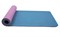 Коврик для йоги 183*61*0,6 TPE двухслойный фиолетовый/голубой, BRADEX - фото 62177