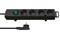 Удлинитель 2 м. (4 роз., 3.3 кВт, с/з, выкл., ПВС 3х1,5 мм2 ) черный, Brennenstuhl Comfort-Line Plus