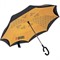 Зонт-трость обратного сложения, рукоятка с покрытием Soft ToucH Palisad
