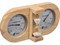 Термометр с гигрометром Банная станция с песочными часами, "Банные штучки" (БАННЫЕ ШТУЧКИ) - фото 88511