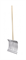 Лопата для уборки снега стальная оцинкованная, 430 х 370 х 1350 мм, деревянный черенок, Сибртех