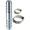 Переходник FUBAG елочка 10 мм -> елочка 10 мм с обжимными кольцами - фото 91564